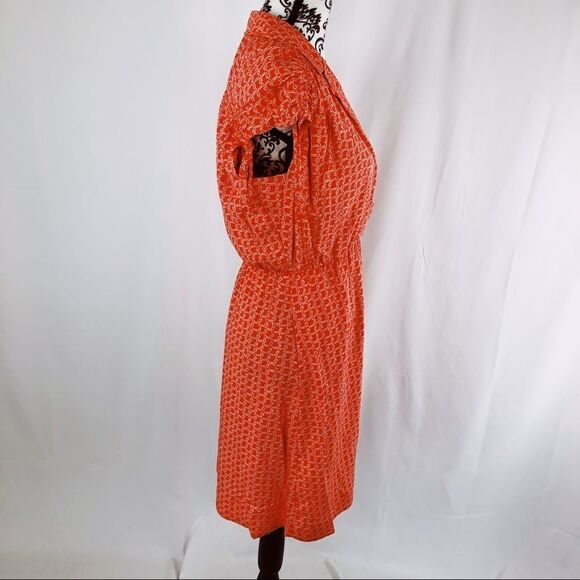 Anthropologie Maeve Carlotta Ruched Shirt Dress - Picture 3 of 7